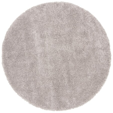 Safavieh 6 ft. 7 in. x 6 ft. 7 in. Royal Shag 100 Round Power-Loomed Rug Gray RYG115F-7R